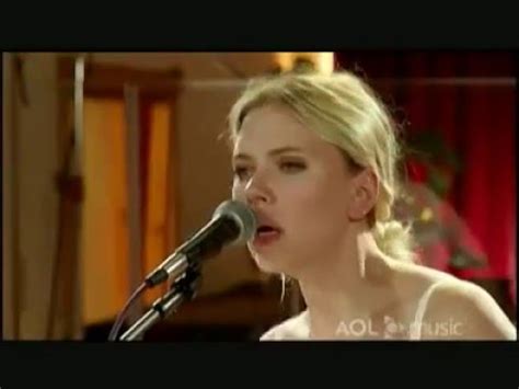 does scarlett johansson sing|More.